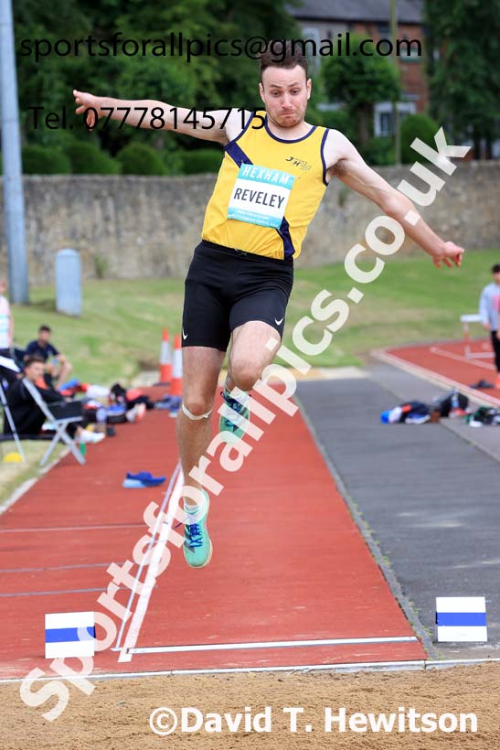 Decathlon Long Jump, 2024 EAP International Combined events, Hewcham, Northumberland.  Photo: David T. Hewitson/Sports for All Pics
